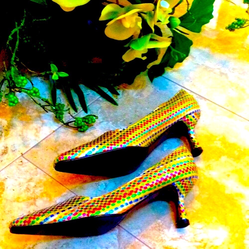 - Studio C fancy multicolored heels
